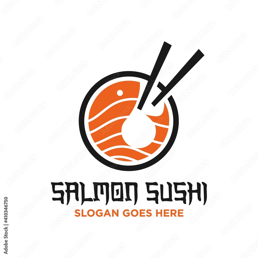 sushi tuna logo design sushi tuna logo design