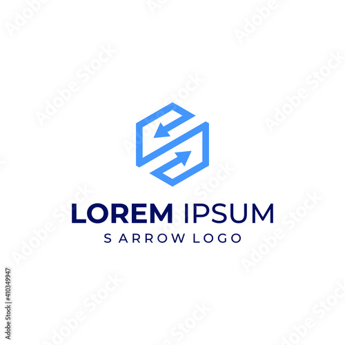 S arrow logo vector modern simple connection sophisticated design Free Download S arrow logo vector modern simple connection sophisticated design - GFXLoad