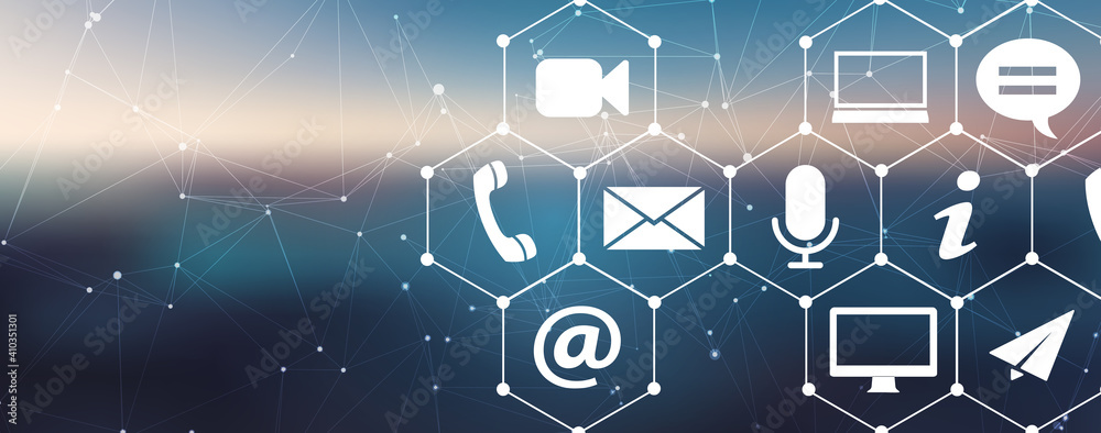 Fototapeta premium Internet Communication