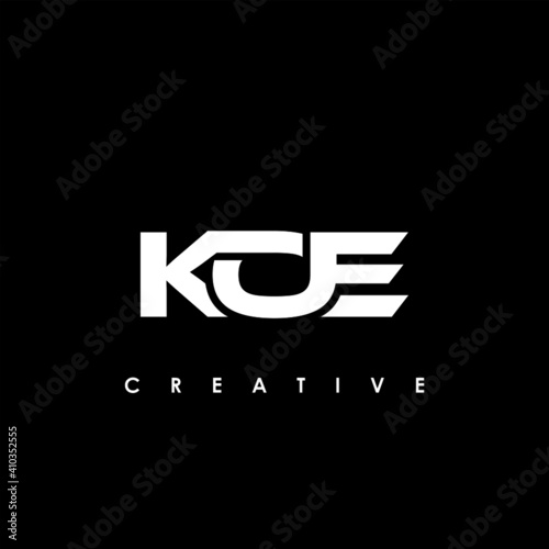 KOE Letter Initial Logo Design Template Vector Illustration