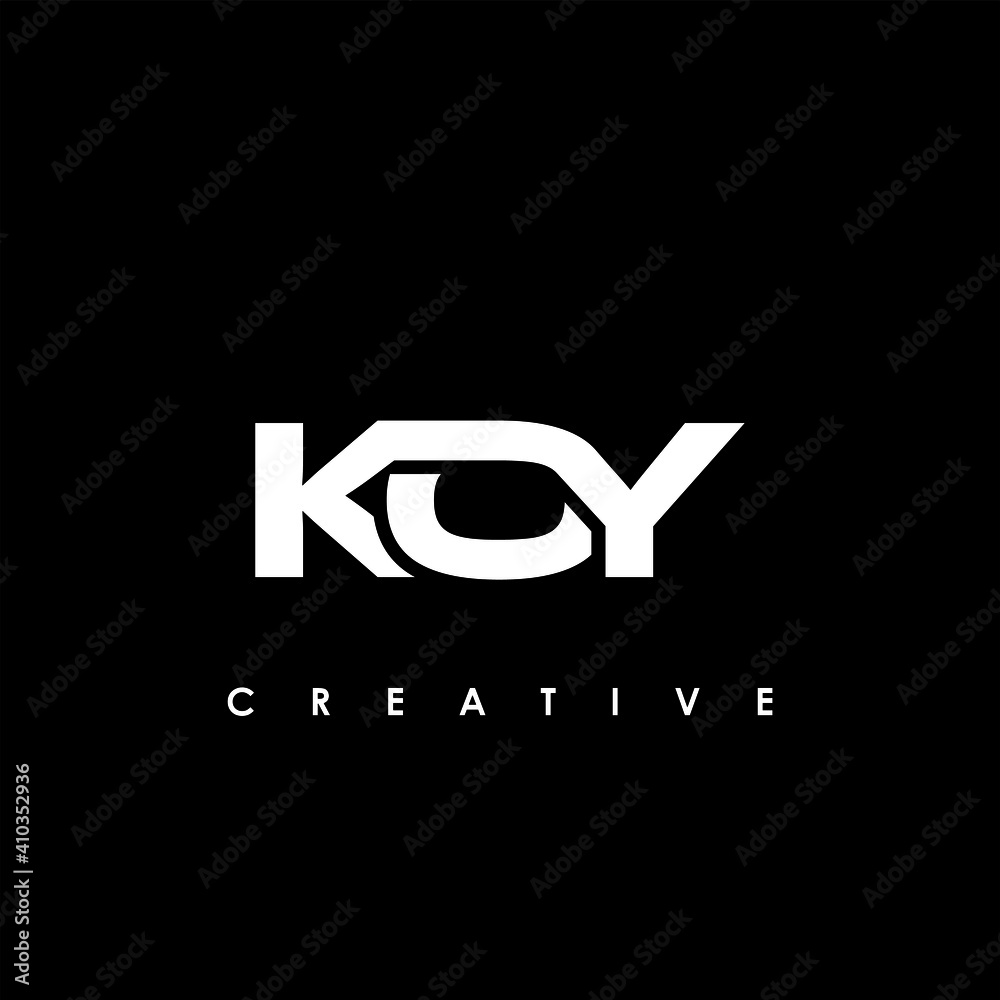 KOY Letter Initial Logo Design Template Vector Illustration KOY Letter Initial Logo Design Template Vector Illustration