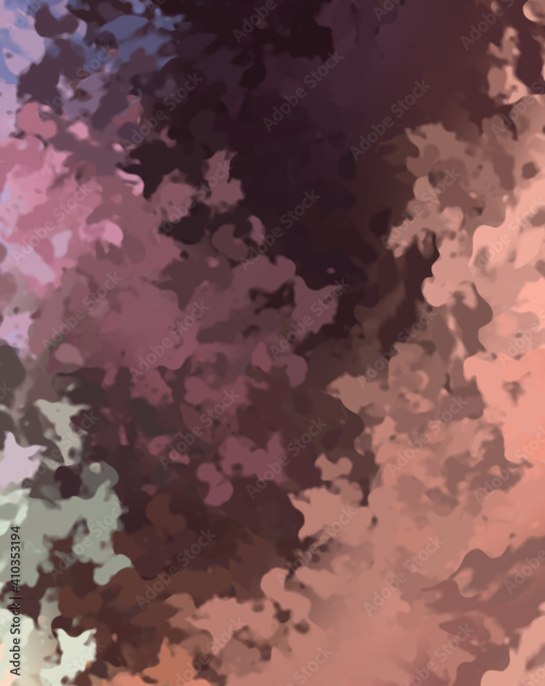 Brushed Painted Abstract Background. Brush stroked painting. Strokes of paint. 2D Illustration.