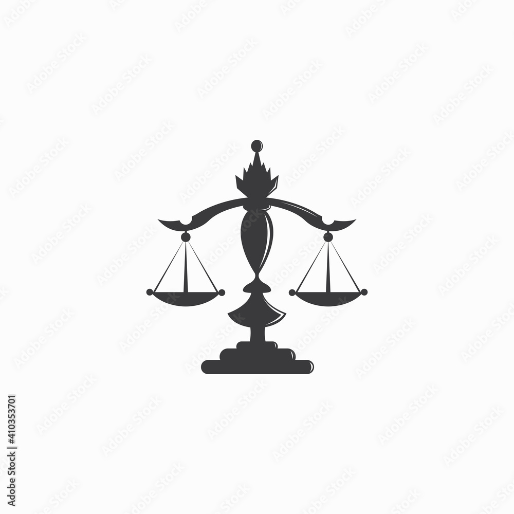 scales justice icon vector logo design clip art illustration scales justice icon vector logo design clip art illustration
