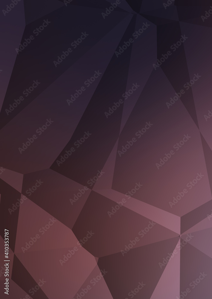 Fototapeta premium Polygonal background. Colorful wallpaper with geometric design. Digital 3d illustration.