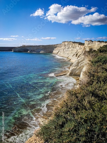 coast of the sea in Malta