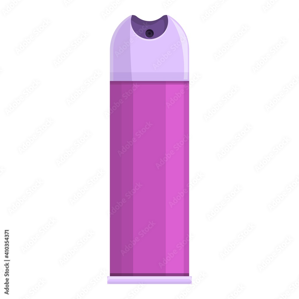 Air freshener lilac icon. Cartoon of air freshener lilac vector icon for web design isolated on white background