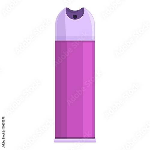 Air freshener lilac icon. Cartoon of air freshener lilac vector icon for web design isolated on white background