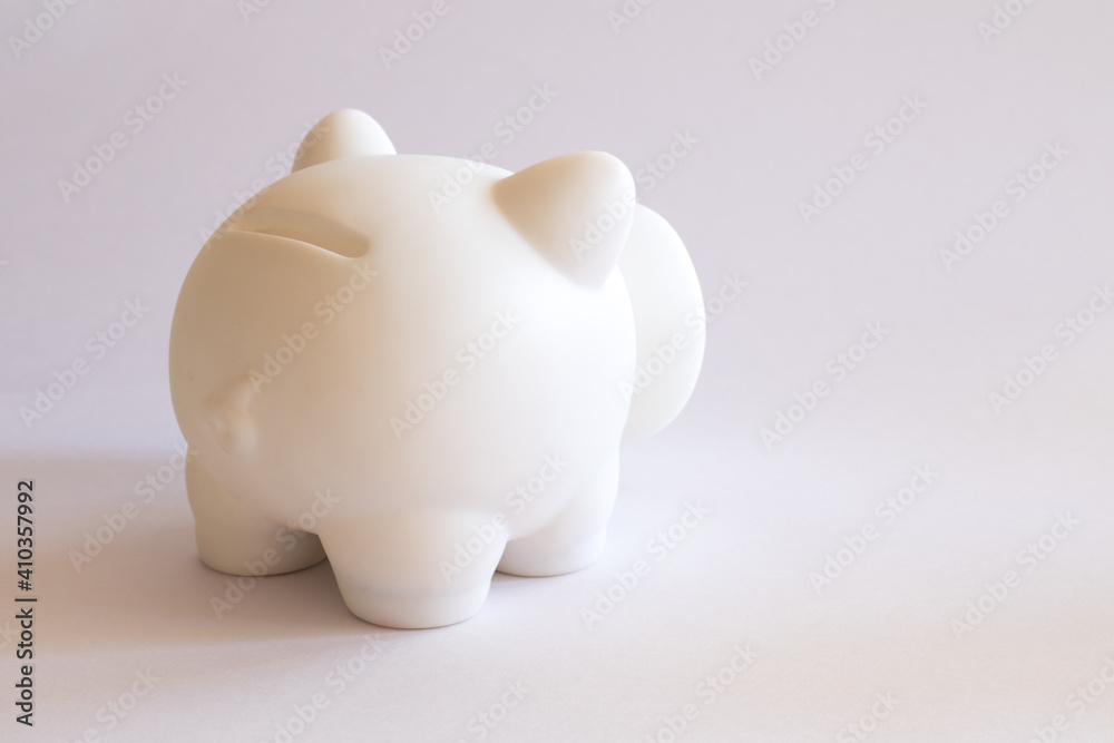 plastic piggy bank isolated on white background with space plastic piggy bank isolated on white background with space