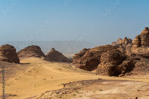 Beautiful desert landscape from Al Ula, Saudi Arabia