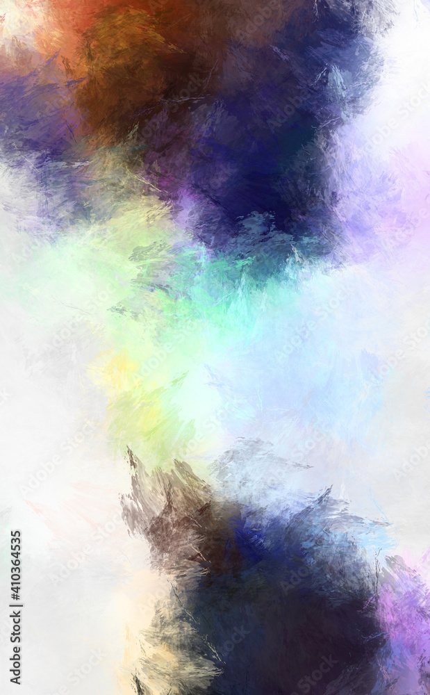 Obraz premium Artistic vibrant and colorful wallpaper.Brushed Painted Abstract Background. Brush stroked painting.