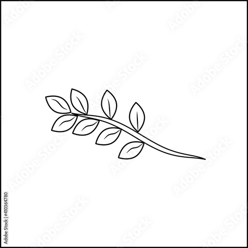 branch white tree vector illustration summer clipart autumn clipart nature forest