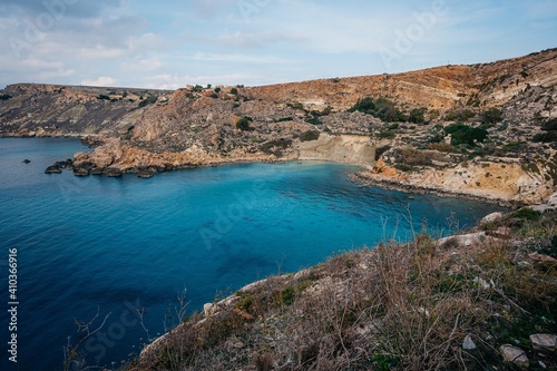 view from the sea in Malta