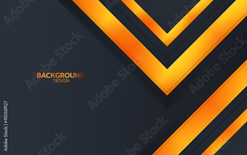 Abstract black and gold background