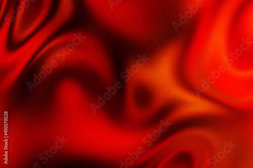 Fluid abstract background with colorful gradient. 2D illustration of modern movement.