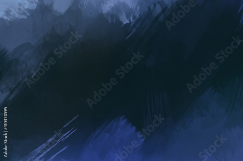 Abstract background of colorful brush strokes. Brushed vibrant wallpaper. Painted artistic creation. Unique and creative illustration.
