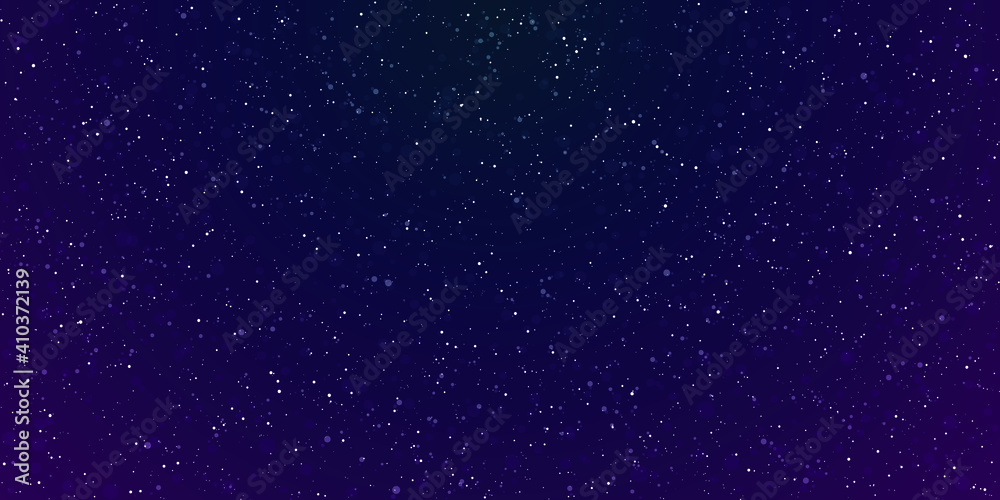 Galaxy with stars Space background vector illustration