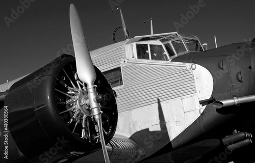 Vintage  Junkers JU 52 aircraft