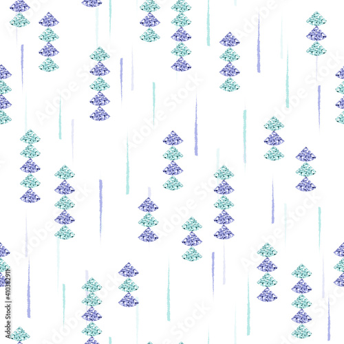 seamless simple multicolour geometric pattern background