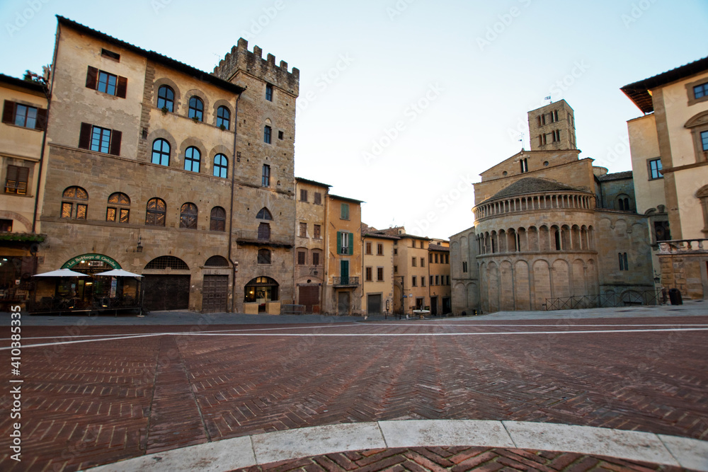 Piazza Vasari ad Arezzo, detta Piazza Grande
