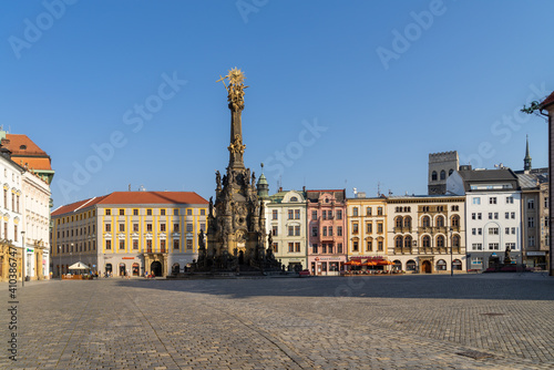 Historic Square in Olomouc - Czech Republic