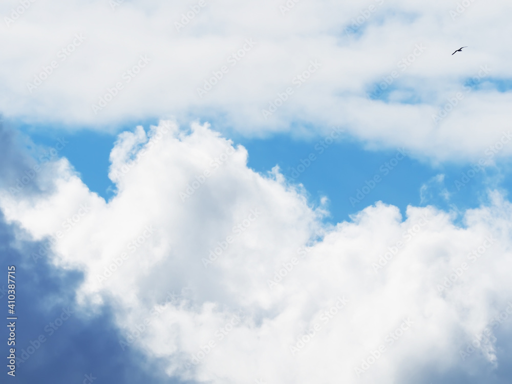 clouds in the blue sky clouds in the blue sky