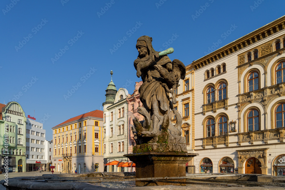 Historic Square in Olomouc - Czech Republic