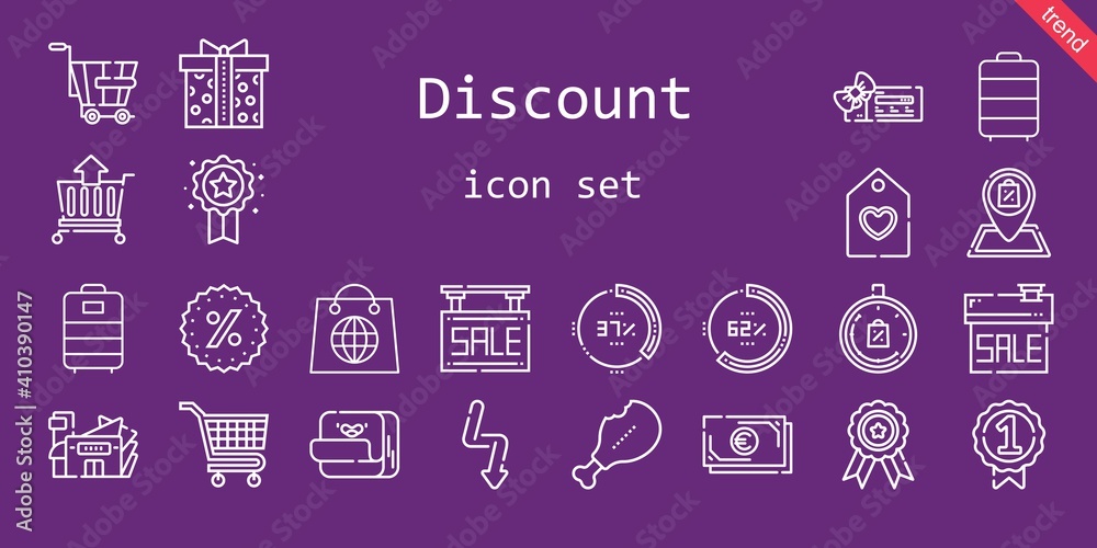 discount icon set. line icon style. discount related icons such as limited time, shop, post it, voucher, mall, cart, trolley, supermarket, supermarket gift, badge, sale, promotions, carts discount icon set. line icon style. discount related icons such as limited time, shop, post it, voucher, mall, cart, trolley, supermarket, supermarket gift, badge, sale, promotions, carts