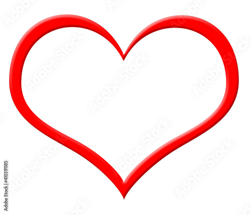 Red heart frame. Texture for design