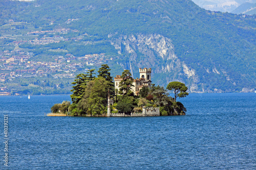 The island of Loreto, located in Lake Iseo, north of Montisola, is privately owned. photo