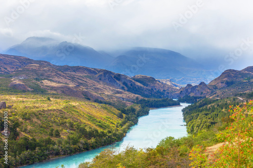 Fototapeta Naklejka Na Ścianę i Meble -  River in mountains