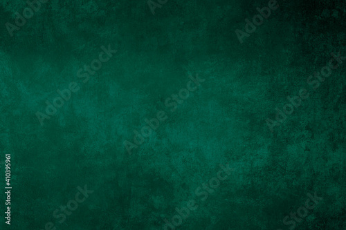 Dark green wall background photo