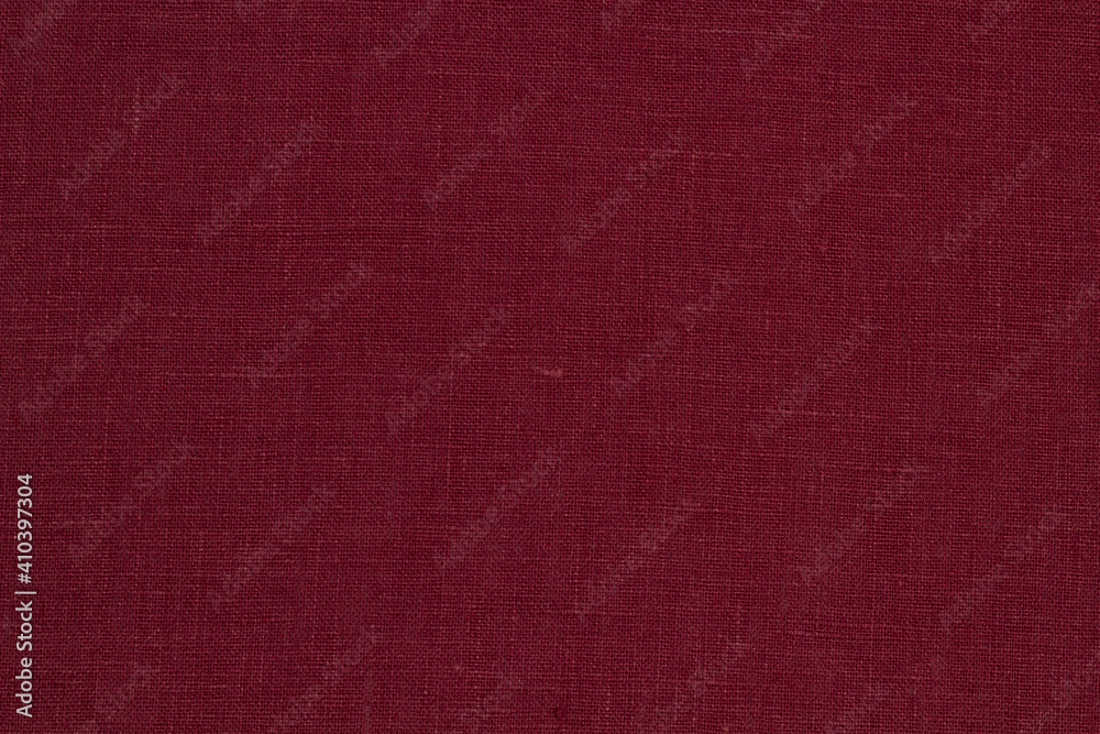 Fototapeta premium Fabric linen suit fold top view. color textile 