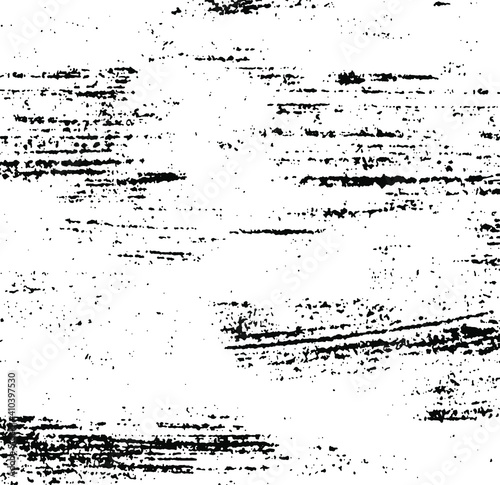Abstract vector noise. Small particles of debris and dust. Distressed uneven background. Grunge texture overlay with rough and fine grains isolated on white background. Vector illustration. EPS10.