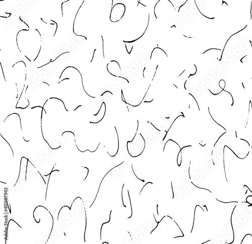 Abstract vector noise. Small particles of debris and dust. Distressed uneven background. Grunge texture overlay with rough and fine grains isolated on white background. Vector illustration. EPS10.
