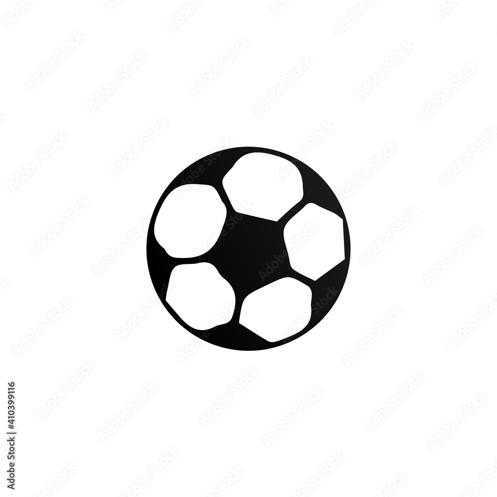 Obraz premium Football ball icon. Sport soccer symbol. Logo design element
