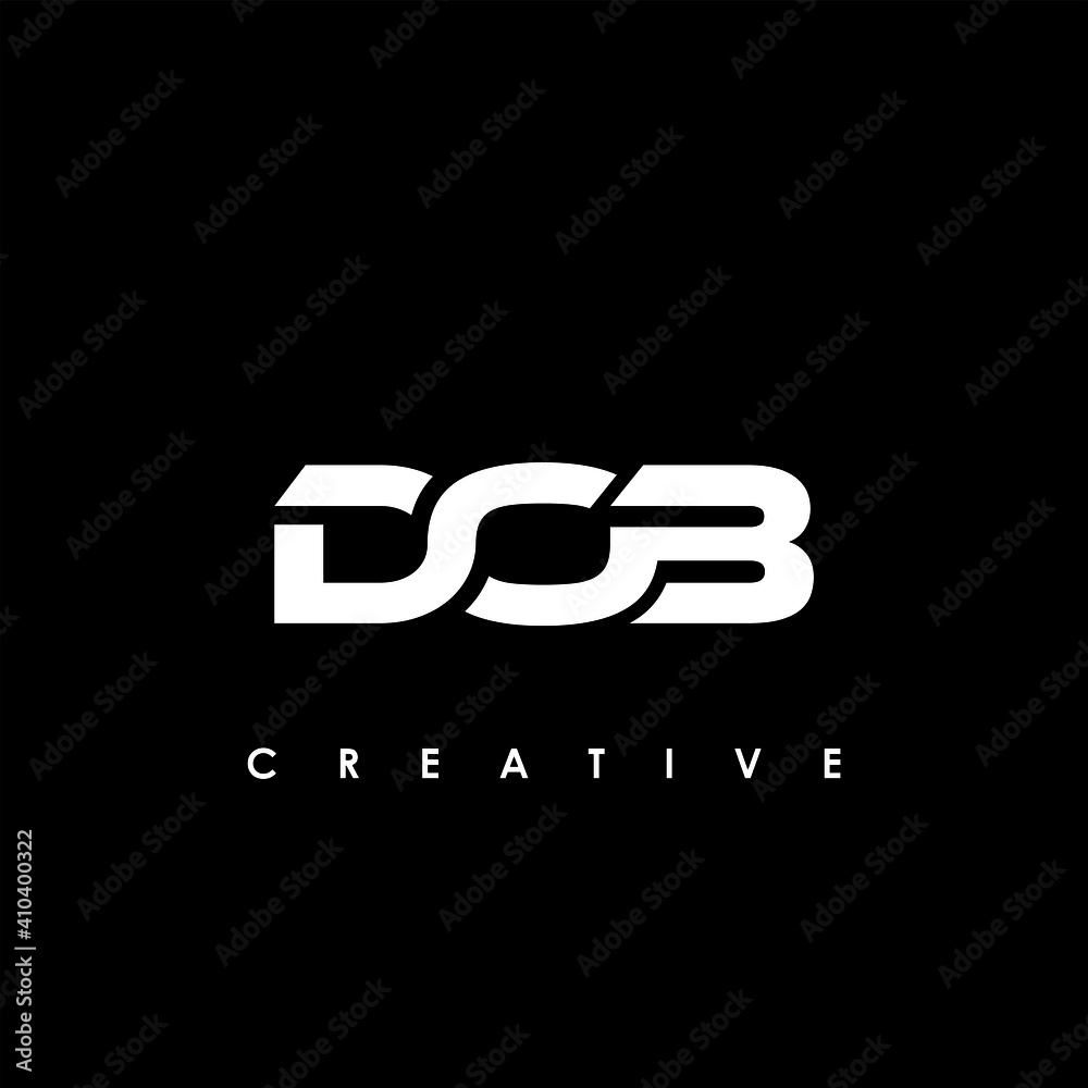 DOB Letter Initial Logo Design Template Vector Illustration DOB Letter Initial Logo Design Template Vector Illustration