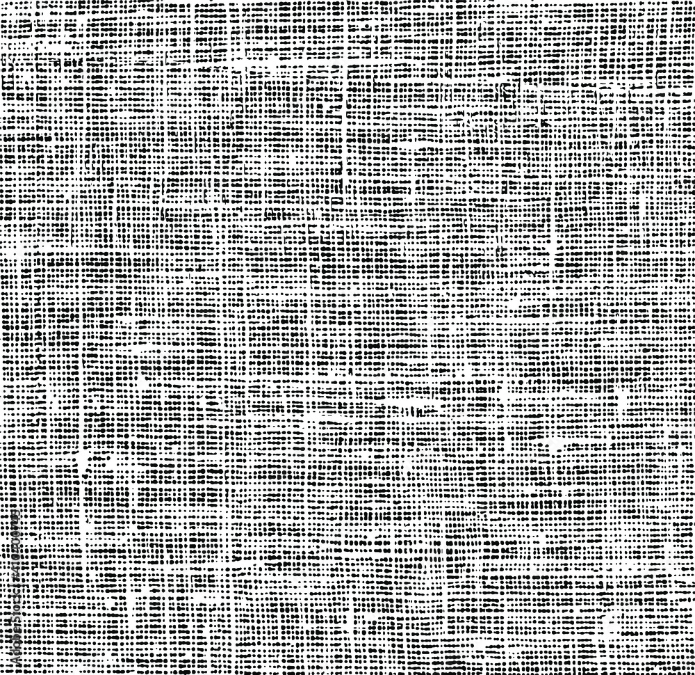 Abstract vector noise. Small particles of debris and dust. Distressed uneven background. Grunge texture overlay with rough and fine grains isolated on white background. Vector illustration. EPS10.