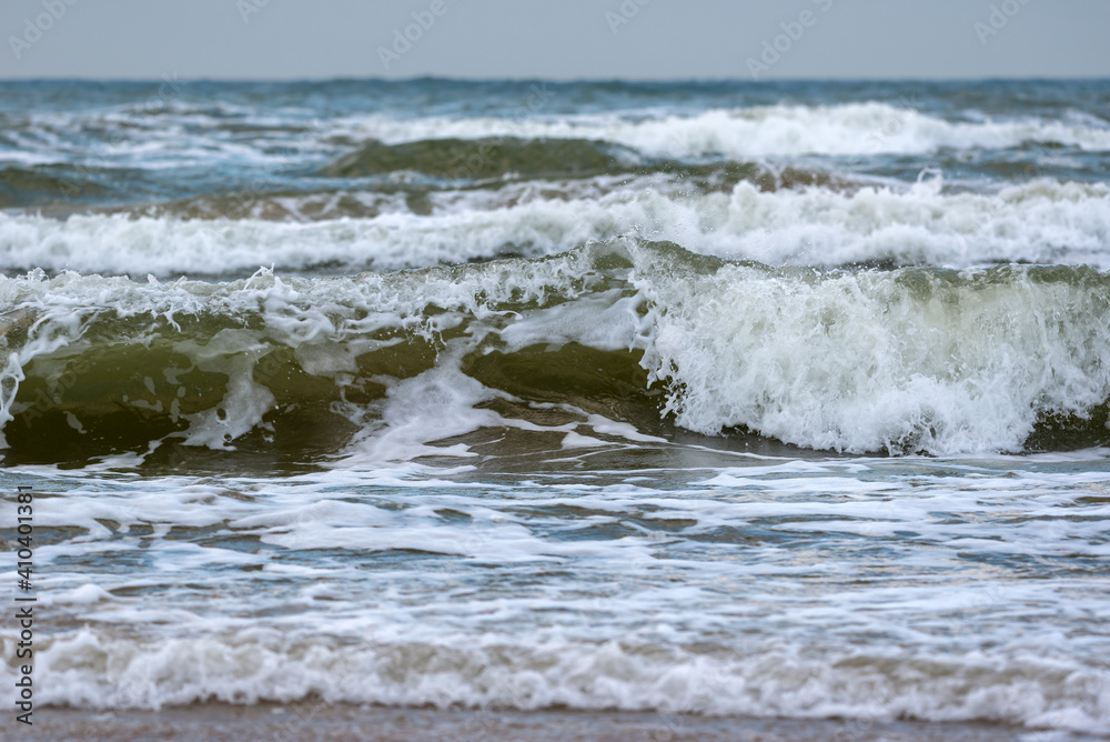 Wavy Baltic sea. Wavy Baltic sea.