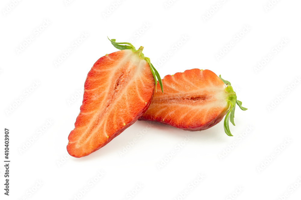 Strawberry isolated on the white background Strawberry isolated on the white background