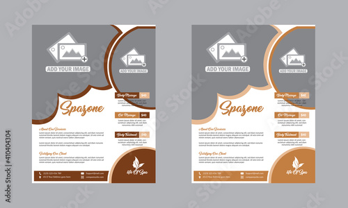 Beauty Salon Flyer Template Design 