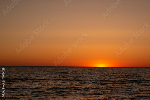 Sunset: colorful natural landscape for a magazine, for a banner or desktop background © ANDREY PROFOTO