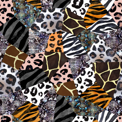 Trendy imitation sewn piece...