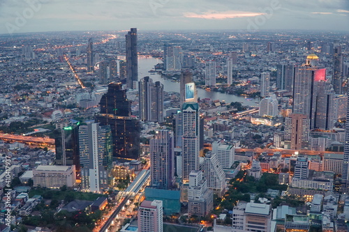 Bangkok is a city of contrasts. Skyscrapers. Parks