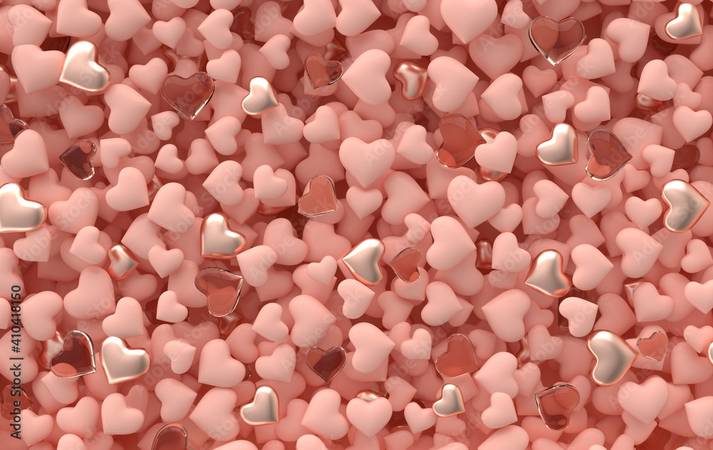 Valentines day candy hearts background pattern 3d rendering illustration Love celebration poster, greeting card, banner template. Valentines day candy hearts background pattern 3d rendering illustration Love celebration poster, greeting card, banner template.
