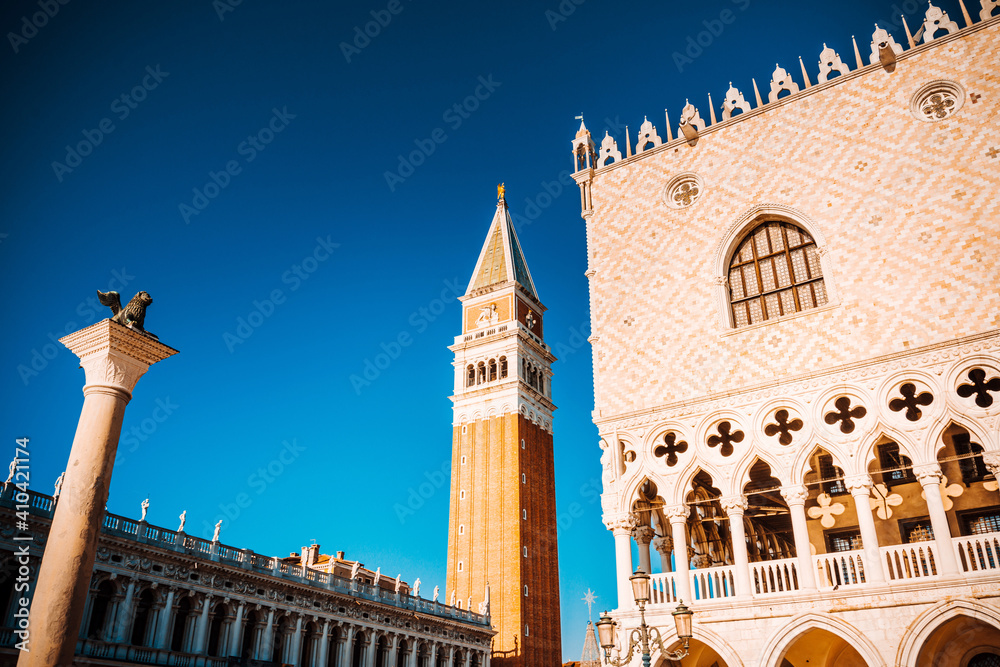St Mark's Campanile in Venice, ITALY