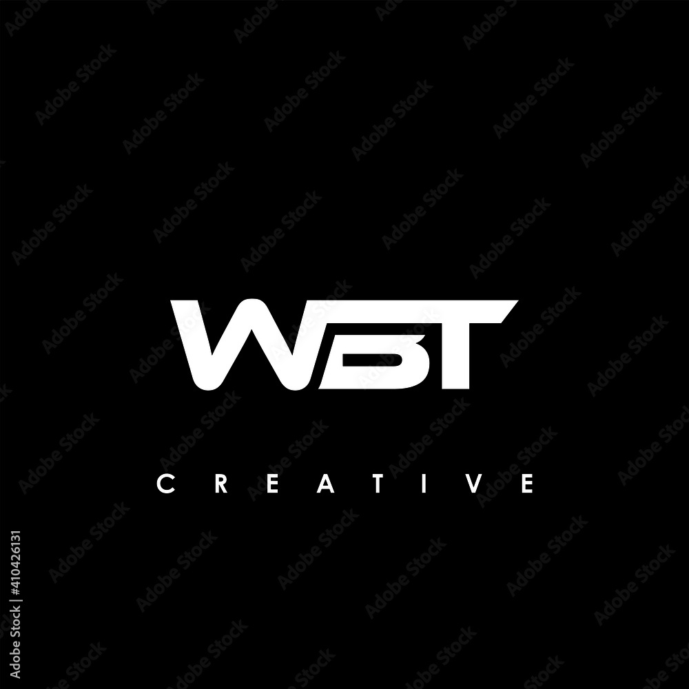 WBT Letter Initial Logo Design Template Vector Illustration WBT Letter Initial Logo Design Template Vector Illustration