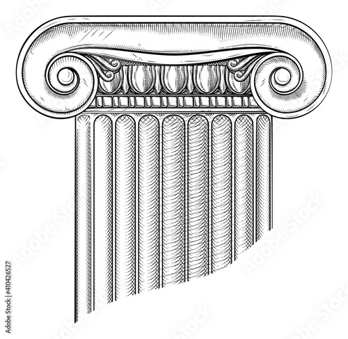 Classic Greek or Roman colu...