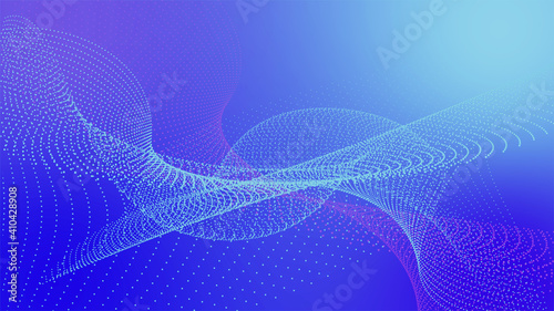青色のグラデーション アブストラクトドット抽象cgキラキラ背景 Stock Illustration Adobe Stock