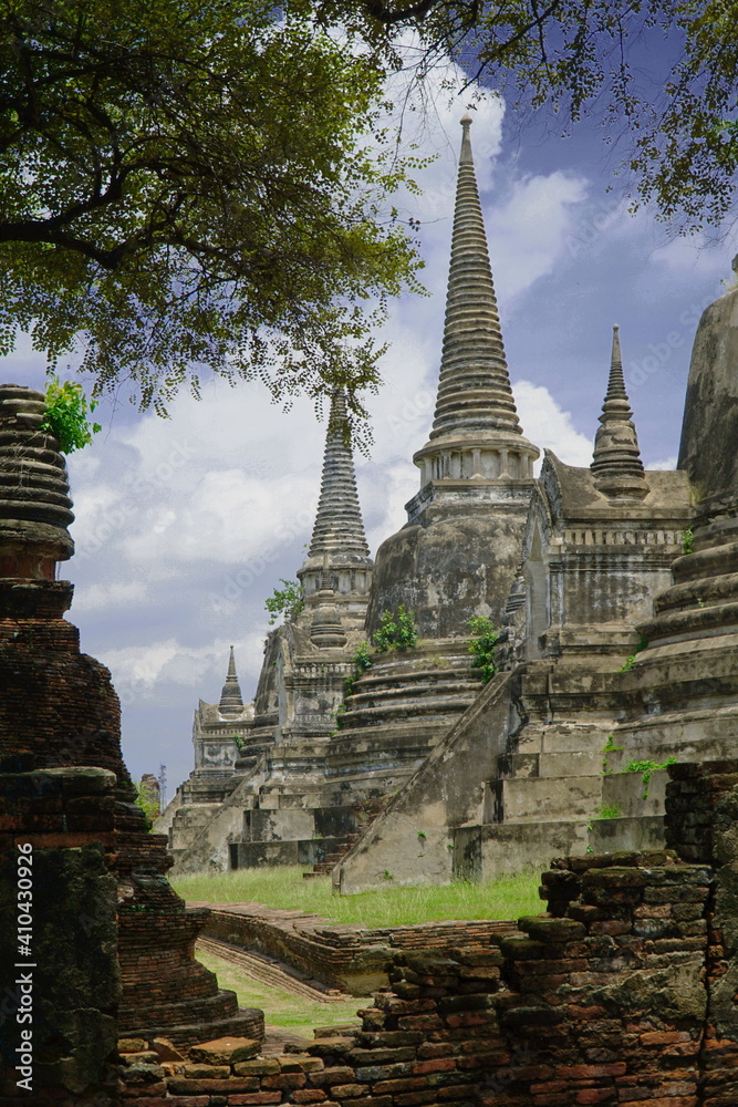 Fototapeta premium Thailand, the ancient city of Ayutthaya