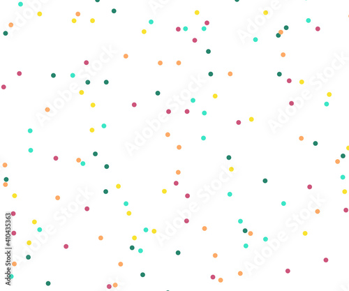 Polka dots brush painting pattern on background, colorful holiday background, web icon, symbol, sign, romantic wedding, love card - vector abstract background